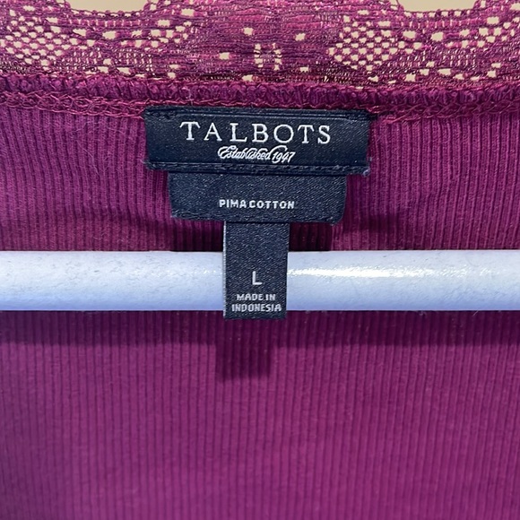 Talbots Sweater set.  Size L   Gently Used - Picture 4 of 8